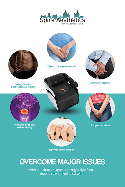 Image of EMS chair to treat Urine leakage Tamworth from Spire Aesthetics
