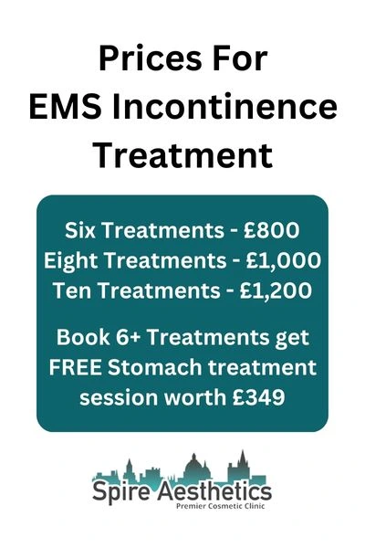 EMS Incontinence Treatment Prices Tamworth