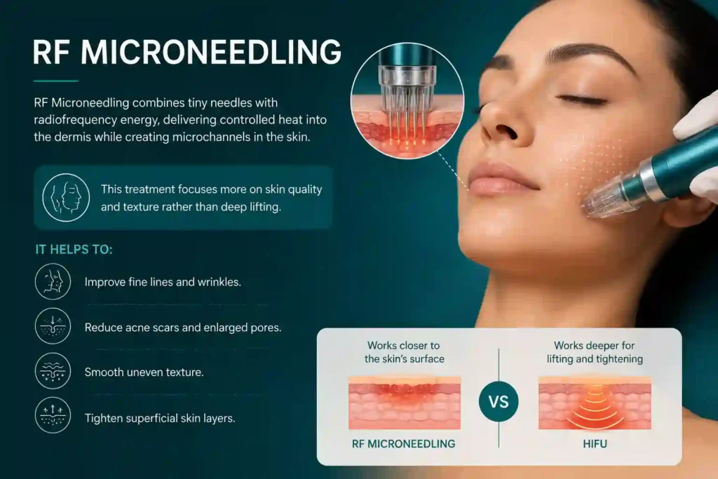 What Does RF Microneedling Do That HIFU Alone Cannot Tamworth